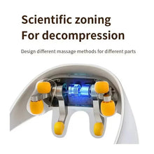Load image into Gallery viewer, Shiatsu Massage 5D Kneading Shawl Chiropractic Back Massager Neck Shoulder Relax Pain Relief Heating Neck