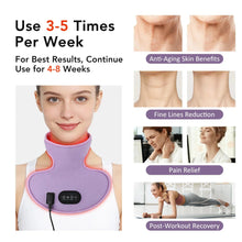 Load image into Gallery viewer, Red Light Therapy Face Mask Neck Chest Skin Care Light 660NM+850NM Infrared Therapy Light 72 Red LED Bulbs USB-powered
