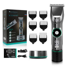 Load image into Gallery viewer, Hair Clipper Mens Beard Face Body Trimmer Professional Cordless Rechargeable Hair Cutter Kit Barber Shop Strong Power Clipper