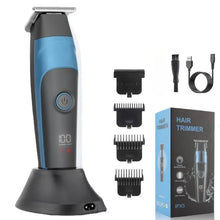 Load image into Gallery viewer, Full Body Wash Electric Hair Trimmer LCD Digital Display Hair Salon Professional Finish Machine with Stand for Men