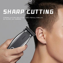 Load image into Gallery viewer, Professional Hair Trimmer Zero Gapped Cordless Rechargeable Edgers Clippers Electric Beard Trimmer Finish Cutting Machine