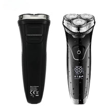Load image into Gallery viewer, Three Head Floating Shaver Full Body Waterproof Digital Display Electric Rechargeable