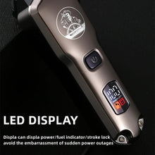 Load image into Gallery viewer, High-power Gradual Fader Hair Salon Two-piece Hair Clipper LCD Digital Display Hair Clipper