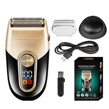 Load image into Gallery viewer, Electric Razor Electric Shaver Rechargeable Shaving Machine For Men Shaver Beard Razor Wet-Dry Use Beard Trimmer Charging Base