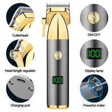 Load image into Gallery viewer, Hair Clipper Professional Electric Hair Trimmer Barber Shaver Trimmer Beard 0mm Men Hair Cutting Machine for Men