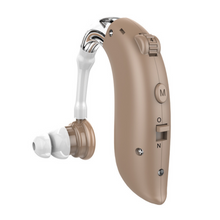 Load image into Gallery viewer, Rechargeable USB Hearing Aid Behind the Ear Sound Amplifier Elderly Noise Cancelling Deaf Care