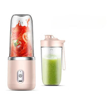 Load image into Gallery viewer, Portable Small Electric Juicer Stainless Steel Blade Cup Juicer Fruit Automatic Smoothie Blender Kitchen Tool
