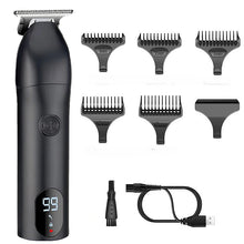 Load image into Gallery viewer, Ceramic Blade Electric Hair Clipper Men Barber Beard Trimmer Rechargeable Hair Cutting Machine for Men Low Noise Adult Hair Cut