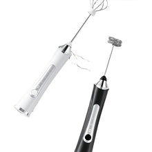 Load image into Gallery viewer, Automatic Rotary Whisk Stirrer Cream Whipper Handheld Small Stirring Stick Black