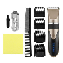 Load image into Gallery viewer, Professional Hair Trimmer Digital Usb Rechargeable Hair Clipper for Men Haircut Ceramic Blade Razor Hair Cutter Barber Machine