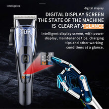 Load image into Gallery viewer, Hair Clipper Barber Hair Clipper Professional LED Display Haircuts Machine 2-speed Electric Hair Clippers for Men