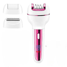 Load image into Gallery viewer, 3 in1 Epilator Women Electric Shaver For Face & Body Rechargeable Lady Trimmer Hair Removal Bikini Underarms Legs