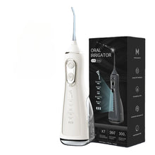 Load image into Gallery viewer, Portable Water Flosser Dental Oral Irrigator Pick 5 Modes 360° Rotated Jet For Cleaning Teeth Thread Floss Mouth Washing Machine