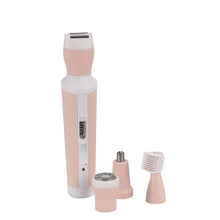 Load image into Gallery viewer, Facial Hair Removal for Women 4 in 1 Epilator Shaver & Nose Hair Trimmer Cordless Rechargeable Wet & Dry for Underarms Legs