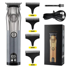 Load image into Gallery viewer, Hair Clipper Rechargeable Professional Hair Clipper Men's Electric Hair Clipper Cordless Haircut Styling Men's Beard Trimmer
