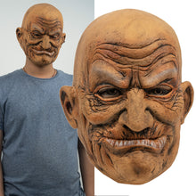 Load image into Gallery viewer, Old Bald Man Halloween Party New Latex Mask Funny Horror