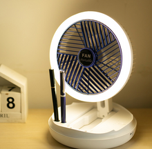 Load image into Gallery viewer, 4 Speed Adjustable USB Charging Foldable Table Fan
