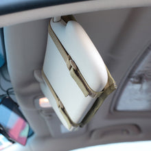 Load image into Gallery viewer, Tactical Vehicle Sun Visor Organizer Panel CD Storage Bag