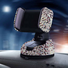 Load image into Gallery viewer, Multifunctional Air Outlet Diamond-encrusted Car Phone Holder