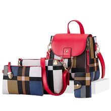 Load image into Gallery viewer, Contrast Color Four-Piece One Shoulder Women's Bags