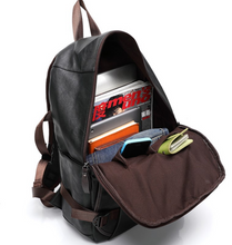 Load image into Gallery viewer, New Men's Backpack Fashion Style Leather School Bag