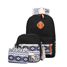 Load image into Gallery viewer, Breathable Printing Three-piece Wave Backpack