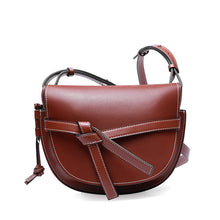 Load image into Gallery viewer, Women's Two-layer Cowhide Shoulder Bag