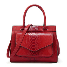 Load image into Gallery viewer, Solid Color Women's Snake Printed Messenger Bag