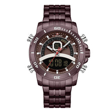 Load image into Gallery viewer, Men's Steel Band Quartz Watch With Calendar Function