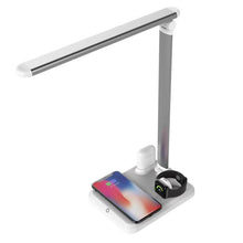 Load image into Gallery viewer, 4 In 1 LED Desk Lamp Light Qi Wireless Charger
