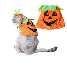 Load image into Gallery viewer, Halloween Pet Cats Costume Props Creative Pumpkin