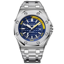 Load image into Gallery viewer, Angular Hard Air Large Steel Belt Watch