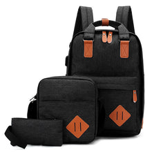 Load image into Gallery viewer, Leisure High Quality Three-Piece Backpack Set
