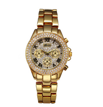 Load image into Gallery viewer, Men's Fashion Gold Quartz Watch