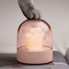 Load image into Gallery viewer, Exquisite Night Light Cat Paw Light USB Charging Music Box