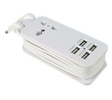 Load image into Gallery viewer, Multi-port Plug-in Mobile Phone Charger USB Four-in-one Plug