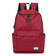 Load image into Gallery viewer, High Quality Grey Anti Theft Backpack