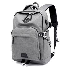 Load image into Gallery viewer, USB Charging Style Oxford Laptop Backpacks For Teenagers