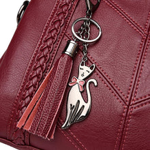 Load image into Gallery viewer, Fashion Wild Soft Leather Large Capacity Shoulder Bag