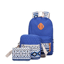 Load image into Gallery viewer, Breathable Printing Three-piece Wave Backpack