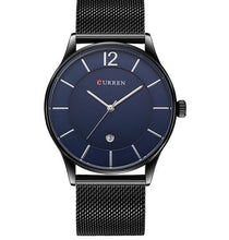 Load image into Gallery viewer, Net Belt Waterproof Watch Calendar Casual Business Watch