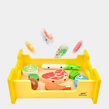 Load image into Gallery viewer, Wooden Play House Kitchen Bbq Set Toy Puzzle