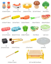 Load image into Gallery viewer, Wooden Play House Kitchen Bbq Set Toy Puzzle