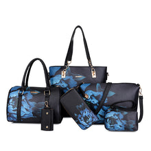 Load image into Gallery viewer, Six-Piece Printed One-Shoulder Handbags For Women