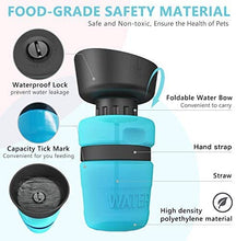 Load image into Gallery viewer, Pet Outdoor Foldable Bottle Dog Travel Water Bottle