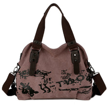 Load image into Gallery viewer, Women's Printed Large Capacity Canvas Messenger Bag