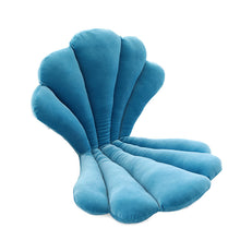 Load image into Gallery viewer, Luxurious Velvet Seal Shell Chair Cushion Rose Seat Pillow