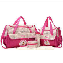 Load image into Gallery viewer, Multifunctional 5-Piece Maternity Messenger Mummy Bags
