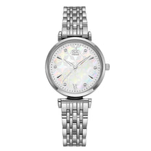 Load image into Gallery viewer, Metal Lady's Shell Face Quartz Watch