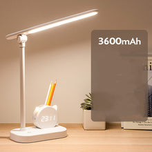 Load image into Gallery viewer, LED Eye Protection Desk Lamp Pen Holder With Clock